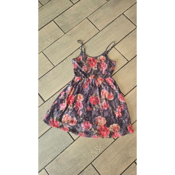 Vintage Y2K Wet Seal Floral Lace Overlay Dress – Women's Medium - Picture 1 of 8